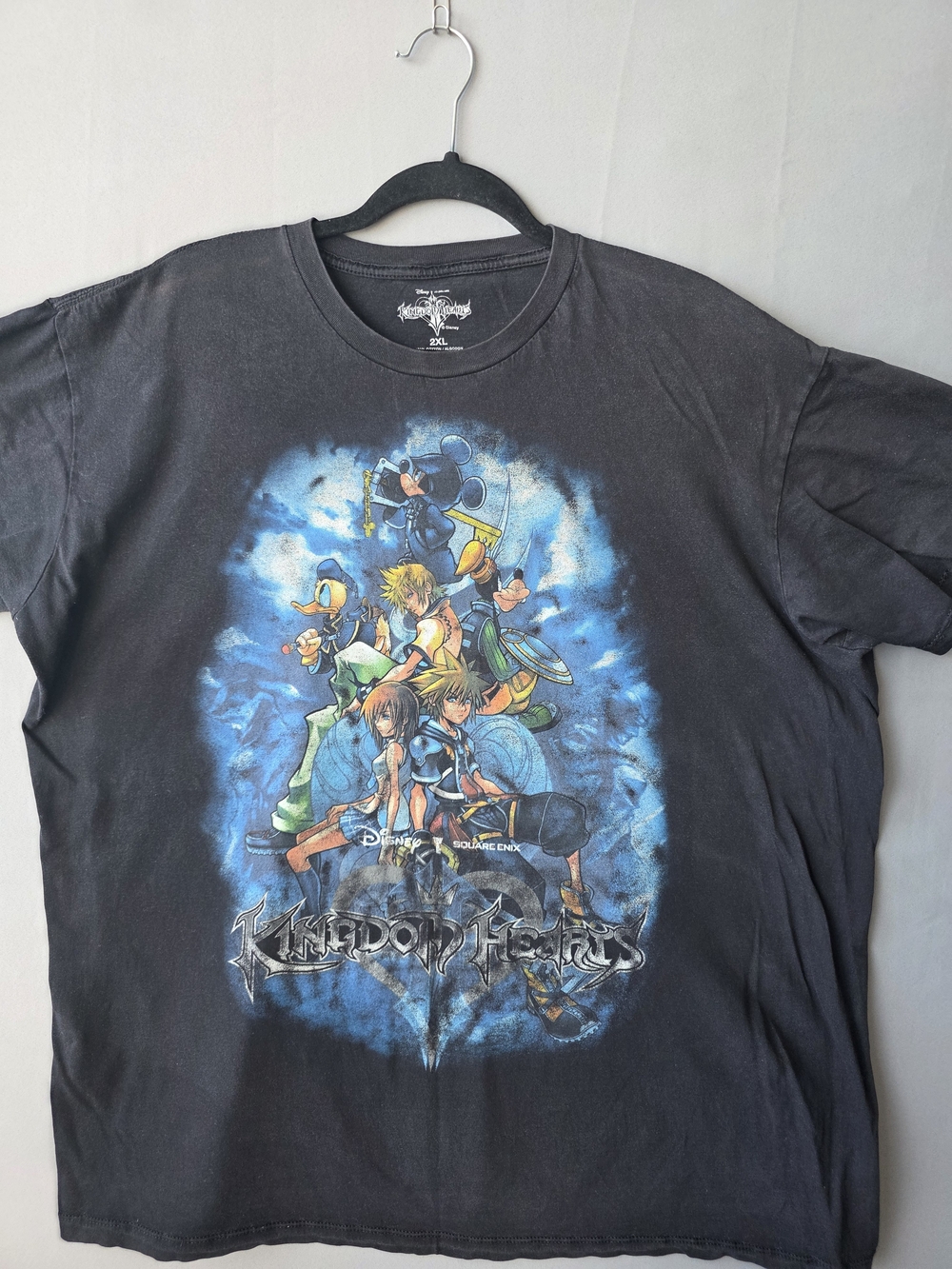 Y2K Disney Kingdom Hearts Square Enix Graphic T-Shirt 2XL